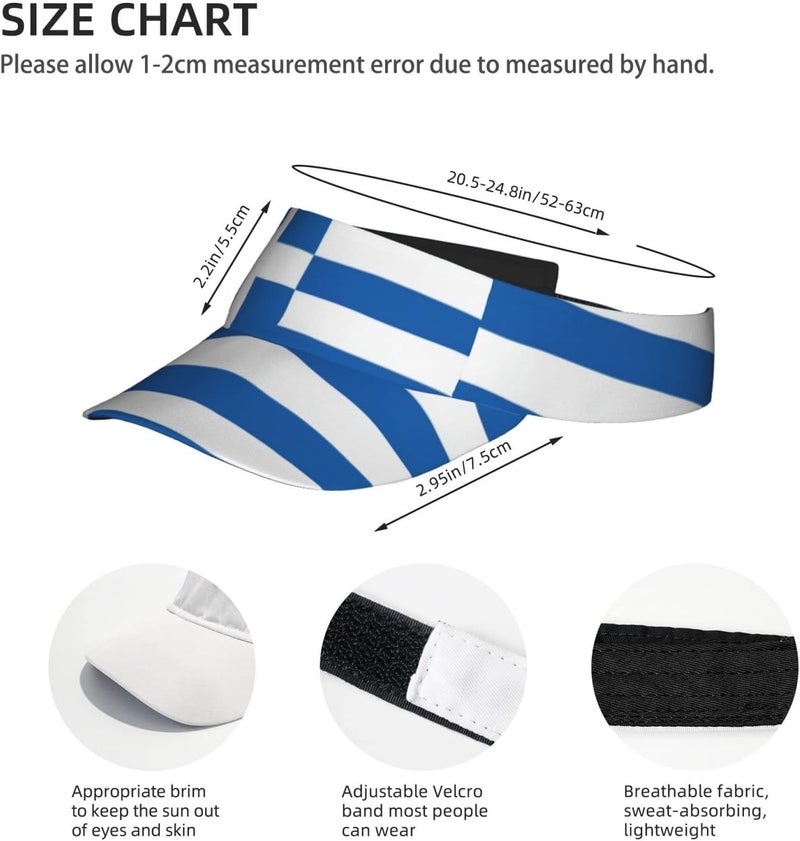 ASYG Cute Funny Flag Hat Women Men Adjustable Flag Sport Sun Visor Hat Summer Fashion Sun Cap Beach Flag Hat - Image 4
